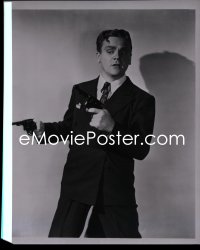 2s0384 JAMES CAGNEY 8x10 studio negative 1938 tough guy with two guns from Angels With Dirty Faces!