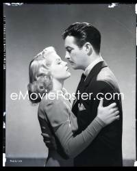 2s0311 JOHNNY EAGER camera original 8x10 negative 1942 Lana Turner & Robert Taylor embracing by Bull!