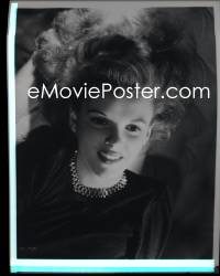 2s0389 JUDY GARLAND 8x10 studio negative 1943 overhead close portrait laying down & smiling!