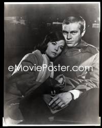2s0397 LOVE WITH THE PROPER STRANGER 8x10 studio negative 1964 Steve McQueen comforts Natalie Wood!
