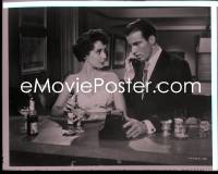 2s0407 PLACE IN THE SUN 8x10 studio negative 1951 Montgomery Clift & sexy Elizabeth Taylor at bar!