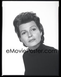 2s0416 RITA HAYWORTH 8x10 studio negative 1950s head & shoulders portrait later in her career!