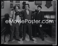 2s0423 THREE LOAN WOLVES 8x10 studio negative 1946 3 Stooges Moe, Larry & Curly with boxing gloves!
