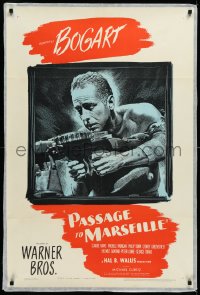 2s0441 PASSAGE TO MARSEILLE 1sh 1944 Humphrey Bogart escapes Devil's Island to fight Nazis!
