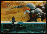 2s0154 ICE STATION ZEBRA Cinerama lenticular Japanese postcard 1969 Bob McCall art, ultra rare!