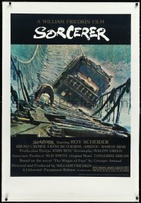 2s1187 SORCERER linen 1sh 1977 William Friedkin, Roy Schieder, remake of Clouzot's Wages of Fear!