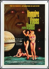 2s1243 VAMPIRE VIXENS FROM VENUS linen 1sh 1995 sexy Venusians only want you for your body, very rare!