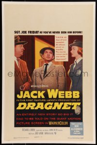 2s0098 DRAGNET WC 1954 Jack Webb as detective Joe Friday as you've never seen him before!