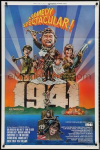 2t0979 1941 style F 1sh 1979 Spielberg, art of John Belushi, Dan Aykroyd & cast by Peter Green!