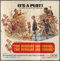 2t0711 RUSSIANS ARE COMING 6sh 1966 Reiner, Jack Davis art of Russians vs Americans, ultra rare!