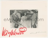 2t1646 BRIGADOON signed 8x10 REPRO photo 1954 by BOTH Van Johnson AND Cyd Charisse, w/Gene Kelly!