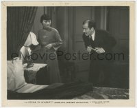 2t1931 STUDY IN SCARLET 8x10.25 still 1933 Anna May Wong & Tetsu Komai with knife, Sherlock Holmes!