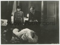 2t1928 STUDY IN SCARLET 6.5x8.75 still 1933 Asian Anna May Wong & Tetsu Komai find dead body!
