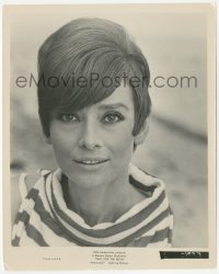 2t1942 TWO FOR THE ROAD 8x10 still 1967 head & shoulders close up of beautiful Audrey Hepburn!