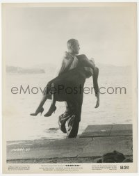 2t1943 VERTIGO 8x10.25 still 1958 Alfred Hitchcock, James Stewart carries Kim Novak in water!