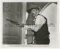 2t1948 WILD BUNCH 8x10 still 1969 great c/u of William Holden holding shotgun in doorway, Peckinpah!