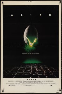 2t0985 ALIEN NSS style 1sh 1979 Ridley Scott outer space sci-fi monster classic, cool egg image!