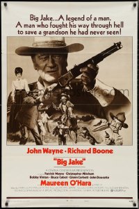 2t0997 BIG JAKE style B 1sh 1971 John Wayne fought through hell to save a grandson he had never seen!
