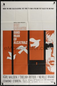 2t1001 BIRDMAN OF ALCATRAZ 1sh 1962 Burt Lancaster in John Frankenheimer's prison classic!