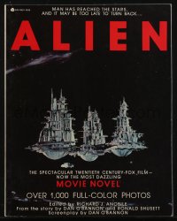 2t0742 ALIEN softcover book 1979 the most dazzling movie novel with over 1,000 full-color photos!
