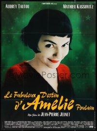 2t0168 AMELIE French 1p 2001 Jean-Pierre Jeunet, great close up of Audrey Tautou by Laurent Lufroy!