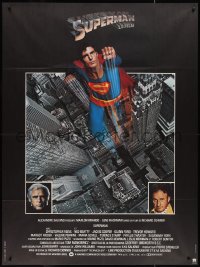 2t0256 SUPERMAN French 1p 1978 DC superhero Christopher Reeve, Gene Hackman, Marlon Brando