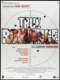 2t0264 TRUE ROMANCE French 1p 1993 Christian Slater & Patricia Arquette, Tarantino, target style!