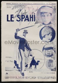 2t0556 BEAU SABREUR French pressbook 1928 Legionnaire Gary Cooper, posters shown, ultra rare!