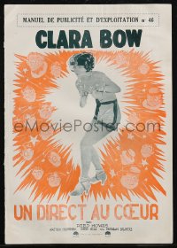 2t0565 ROUGH HOUSE ROSIE French pressbook 1927 sexy Clara Bow boxing, posters shown, ultra rare!