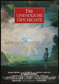 2t0036 NEVERENDING STORY German 33x47 1984 Wolfgang Petersen, different fantasy art by Ulde Rico!