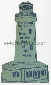 2t1470 AT THE END OF THE WORLD die-cut herald 1921 Betty Compson, daughter of Shanghai gambler, rare!
