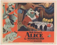 2t1248 ALICE IN WONDERLAND LC #8 1951 Disney cartoon classic, scene of walrus & oyster kids!