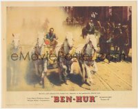 2t1254 BEN-HUR LC #5 1960 Charlton Heston in the spectacular chariot race, William Wyler classic!