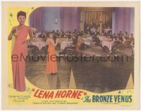2t1257 BRONZE VENUS LC 1940s The Duke is Tops, Lena Horne in border & performing at nightclub!