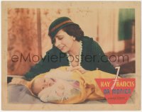 2t1269 DR. MONICA LC 1934 Kay Francis staring at baby her husband fathered with mistress, very rare!