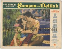 2t1324 SAMSON & DELILAH LC #5 1949 best c/u of Victor Mature & Hedy Lamarr, DeMille, ultra rare!