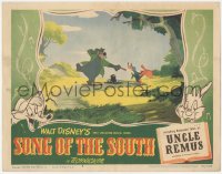 2t1335 SONG OF THE SOUTH LC #3 1946 Disney, Br'er Fox & Br'er Bear w/Br'er Rabbit covered in tar!
