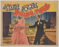 2t1338 SWING TIME LC 1936 best image with happy Ginger Rogers & Fred Astaire dancing, ultra rare!