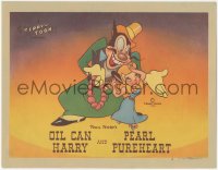 2t1339 TERRY-TOON LC #3 1946 great cartoon image of Paul Terry's Oil Can Harry & Pearl Pureheart!
