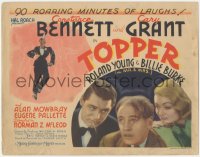 2t1237 TOPPER TC 1937 ghosts Constance Bennett & Cary Grant haunting Roland Young, ultra rare!