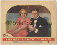 2t1348 TRANSATLANTIC TUNNEL LC 1935 Richard Dix doesn't pay attention to Madge Evans smiing at him!