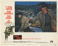 2t1349 TRUE GRIT LC #3 1969 great images of John Wayne as Rooster Cogburn, Kim Darby!