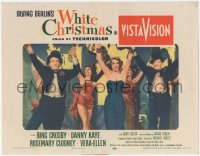 2t1354 WHITE CHRISTMAS LC 1954 Bing Crosby & Danny Kaye in production number with Rosemary Clooney!