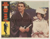 2t1358 YOU ONLY LIVE TWICE LC #1 1967 Sean Connery as James Bond in kimono with pretty Mie Hama!