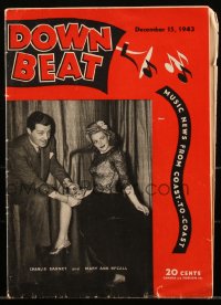 2t0872 DOWN BEAT magazine December 15, 1943 Barney Bigard is barred from White Musicians' Union!