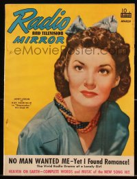 2t0978 TV RADIO MIRROR magazine March 1941 portrait of Janet Logan by Sol Wechsler!