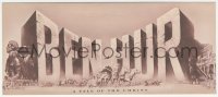 2t1551 BEN-HUR 4x10 studio envelope 1961 William Wyler classic epic, 24-sheet image, ultra rare!