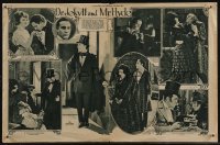 2t0508 DR. JEKYLL & MR. HYDE English movie magazine supplement 1921 John Barrymore, horror classic!