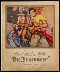 2t0299 BUCCANEER pressbook 1938 Cecil B. DeMille, Fredric March as Jean Lafitte, Gaal, very rare!