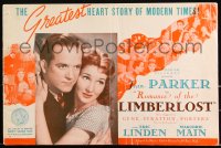 2t0390 ROMANCE OF THE LIMBERLOST pressbook 1938 pretty Jean Parker, Eric Linden, ultra rare!